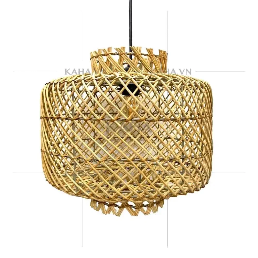 Đèn mây hủ mực MTX-8490011 — đèn trang trí nội thất Việt Nam | LongDenViet