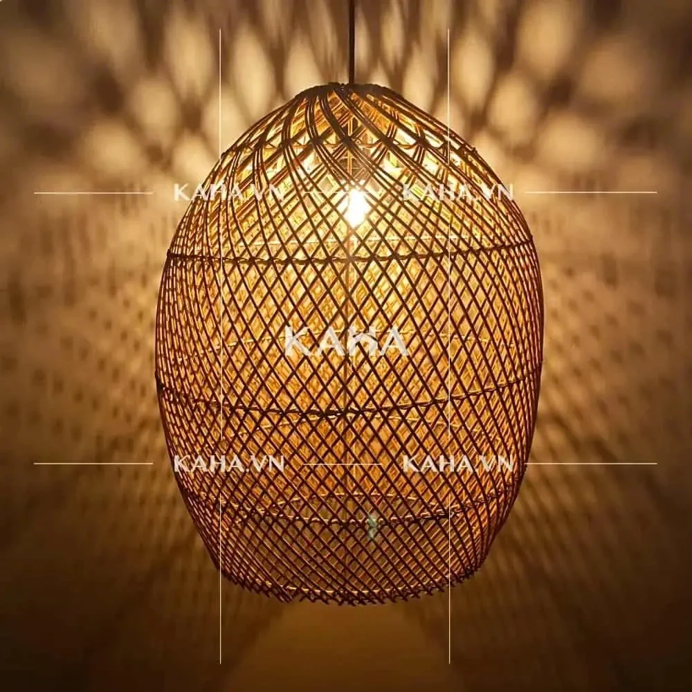 Đèn nơm chéo MTX-8490020 Đèn nơm chéo MTX-8490020 — đèn mây tre Việt Nam | LongDenViet