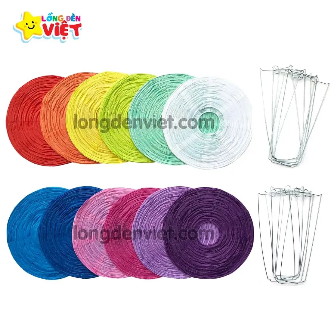 Lồng đèn giấy tròn Tím đậm Lồng đèn giấy tròn Tím đậm — đèn khách sạn Việt Nam | LongDenViet