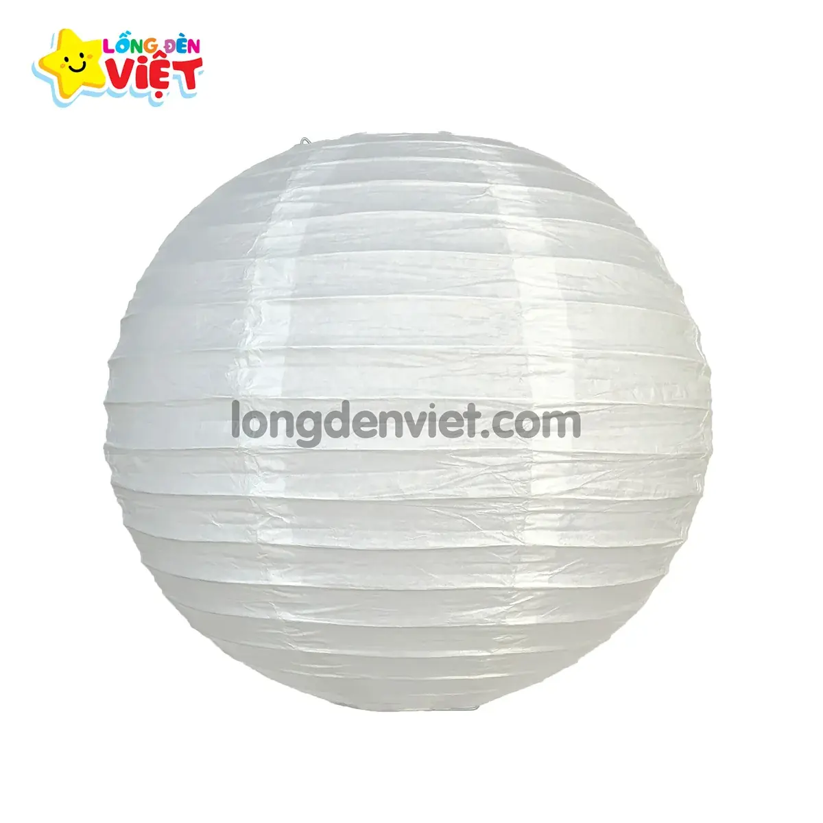 Lồng đèn giấy tròn Trắng