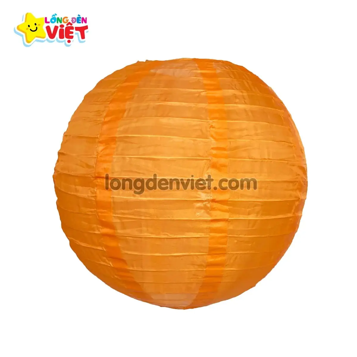 Lồng đèn vải tròn Cam