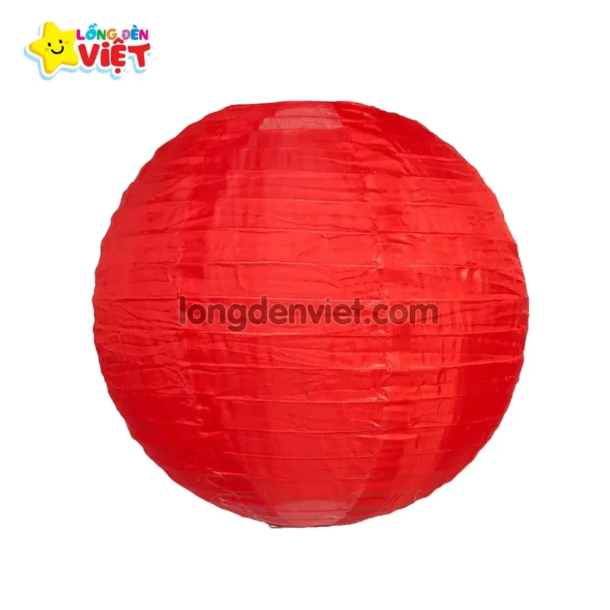 Lồng đèn vải tròn Đỏ Lồng đèn vải tròn Đỏ — đèn ngôi sao nhựa Việt Nam | LongDenViet