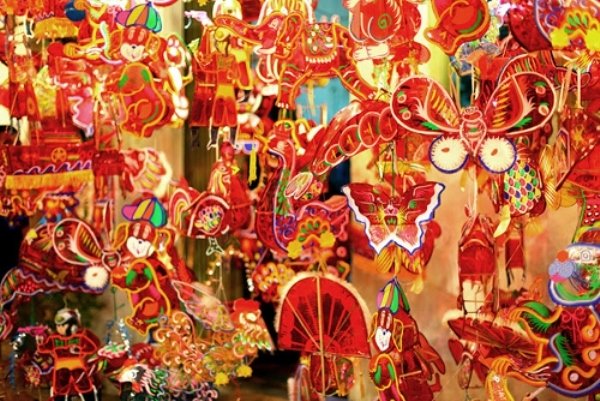 Lồng đèn trung thu giấy kiếng